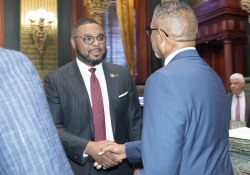 June 27, 2023: Roberto Clemente, Jr., and his family came to Harrisburg in honor of the 50th anniversary of Roberto Clemente’s induction in the Baseball Hall of Fame.