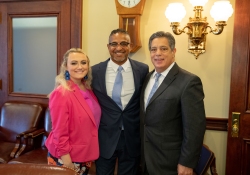 June 27, 2023: Roberto Clemente, Jr., and his family came to Harrisburg in honor of the 50th anniversary of Roberto Clemente’s induction in the Baseball Hall of Fame.