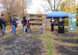 November 1, 2022: Senator Jay Costa joins DCNR Secretary Cindy Adams Dunn to visit Wilkinsburg to announce $110,000 in new grant funding to help rehabilitate Rosa Parks Park in the Allegheny County borough.