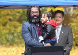 November 1, 2022: Senator Jay Costa joins DCNR Secretary Cindy Adams Dunn to visit Wilkinsburg to announce $110,000 in new grant funding to help rehabilitate Rosa Parks Park in the Allegheny County borough.