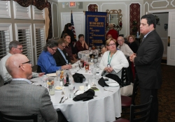 Marzo 11, 2015: Senator Costa visits with the Churchill-Wilkins Rotary Club.