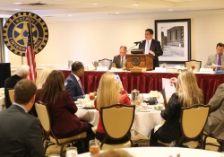 March 14, 2018: Sen. Costa speaks to the Rotary Club of Pittsburgh at the Omni William Penn Hotel downtown.