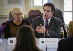 Febrero 22, 2016: Sen. Costa Participates in a Roundtable Discussion at the University of Pittsburgh on Campus Sexual Assault Prevention