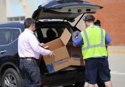 April 10, 2021: Senator Costa hosts a Shredding Event.