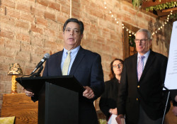 February 13, 2020: Sen. Costa joins state Rep. Dan Frankel in Squirrel Hill to call for expanded smoking ban in public spaces.