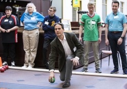 May 9, 2023: Sens. Costa and Tartaglione participated in the Special Olympics Unified Government Bocce Challenge tonight in the East Wing Rotunda. The annual event, which pulls together student athletes, Special Olympians and government officials as teammates, had been on hiatus since 2019.