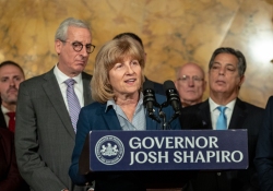 October 18, 2023: Senator Costa joins Governor Josh Shapiro and the Pennsylvania Jewish Legislative Caucus to stand against terror and in the support of the people of Israel. Governor Shapiro issued a proclamation in support of the Pennsylvania Jewish community and allies who stand together against hate, terror, and violence.