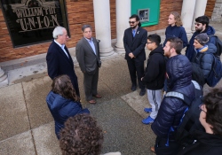 November 18, 2022: Sen. Costa and Rep. Frankel speak to students at the University of Pittsburgh about careers in public service.