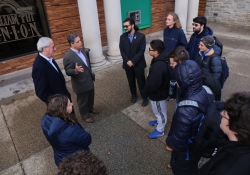 November 18, 2022: Sen. Costa and Rep. Frankel speak to students at the University of Pittsburgh about careers in public service.