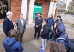 November 18, 2022: Sen. Costa and Rep. Frankel speak to students at the University of Pittsburgh about careers in public service.