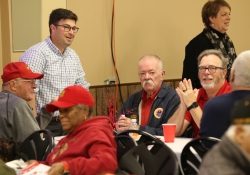 November 10, 2023: Senator Jay Costa hosts a luncheon to honor our veterans for their contribution and sacrifice.