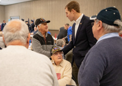 November 8, 2019: Senator Jay Costa hosts luncheon to honor veterans.