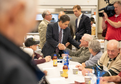 November 8, 2019: Senator Jay Costa hosts luncheon to honor veterans.