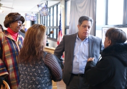 November 17, 2022: Senator Costa attends the Wilkinsburg Gives Thanks breakfast, sponsored by the Wilkinsburg Chamber of Commerce and hosted by the staff and students of the Western Pennsylvania School for the Deaf.