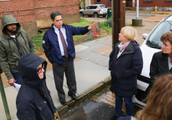 October 16, 2019: Sen. Costa joined Wilkinsburg Mayor Marita Garrett and local officials to discuss economic development efforts in downtown Wilkinsburg.