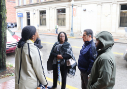 October 16, 2019: Sen. Costa joined Wilkinsburg Mayor Marita Garrett and local officials to discuss economic development efforts in downtown Wilkinsburg.