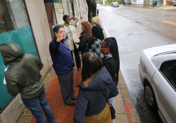 October 16, 2019: Sen. Costa joined Wilkinsburg Mayor Marita Garrett and local officials to discuss economic development efforts in downtown Wilkinsburg.