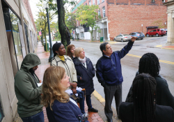 October 16, 2019: Sen. Costa joined Wilkinsburg Mayor Marita Garrett and local officials to discuss economic development efforts in downtown Wilkinsburg.