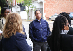 October 16, 2019: Sen. Costa joined Wilkinsburg Mayor Marita Garrett and local officials to discuss economic development efforts in downtown Wilkinsburg.