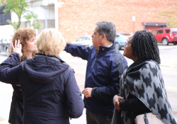 October 16, 2019: Sen. Costa joined Wilkinsburg Mayor Marita Garrett and local officials to discuss economic development efforts in downtown Wilkinsburg.