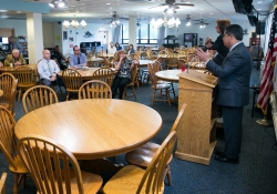 May 30, 2019: Sen. Costa updated the staff of the Western Pennsylvania School for the Deaf, along with some local municipal leaders, on current issues facing our Commonwealth.