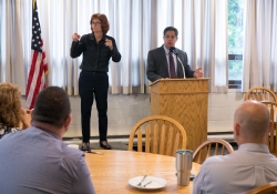 May 30, 2019: Sen. Costa updated the staff of the Western Pennsylvania School for the Deaf, along with some local municipal leaders, on current issues facing our Commonwealth.
