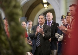 December 12, 2023: Senator Costa participates in the 2023 Wreaths Across America Service