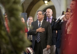 December 12, 2023: Senator Costa participates in the 2023 Wreaths Across America Service