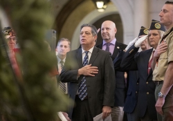 December 12, 2023: Senator Costa participates in the 2023 Wreaths Across America Service