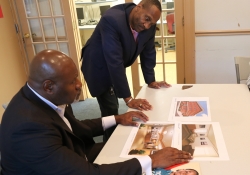 May 31, 2019: Sen. Costa and Rep. Jake Wheatley toured the Centre Ave YMCA building and offered their support for the renovation of the historic structure.