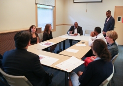 May 31, 2019: Sen. Costa and Rep. Jake Wheatley toured the Centre Ave YMCA building and offered their support for the renovation of the historic structure.