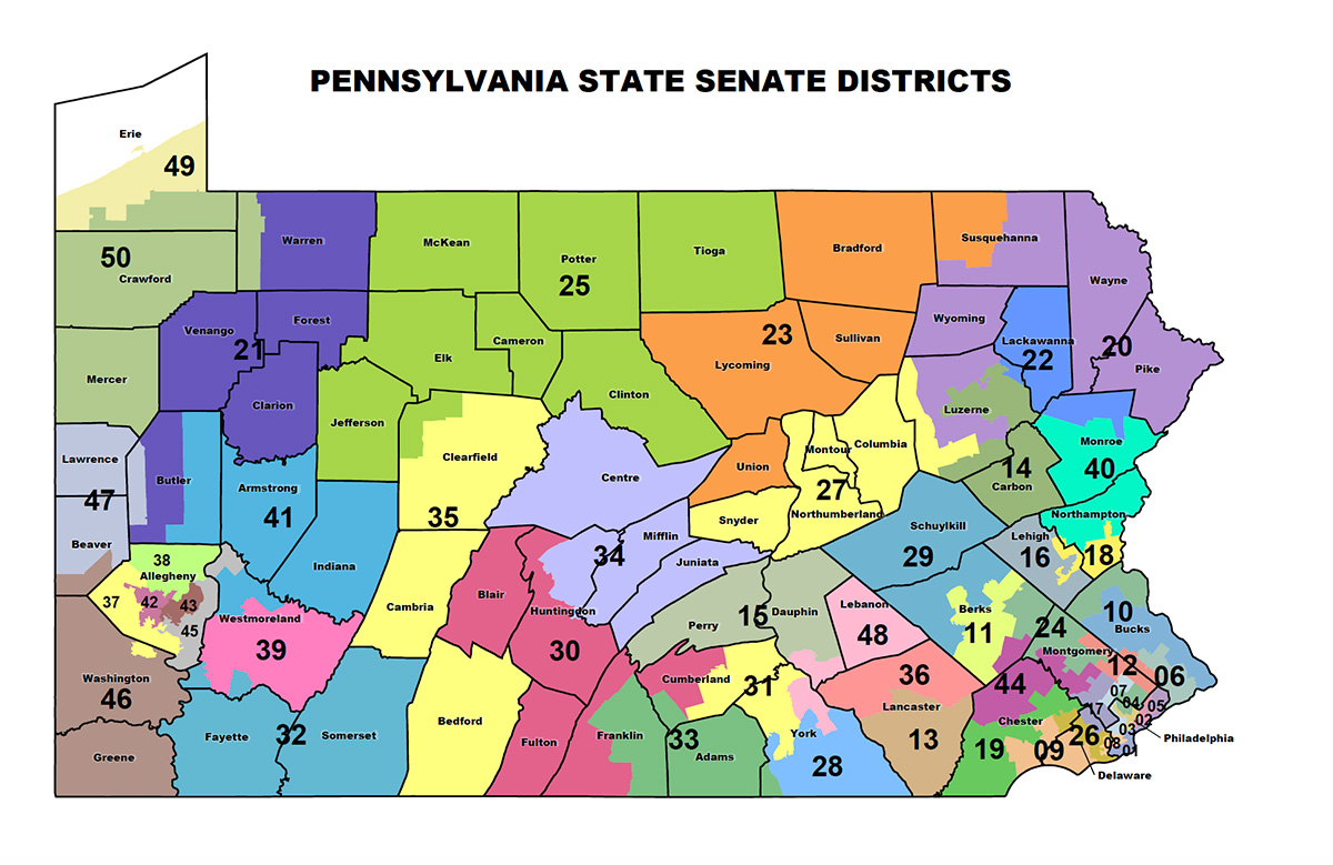 Pennsylvania State Senate Districts