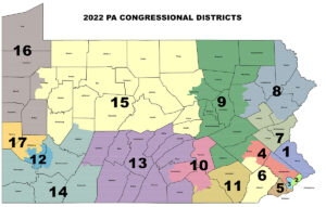 2022 Pennsylvania Congressional Districts