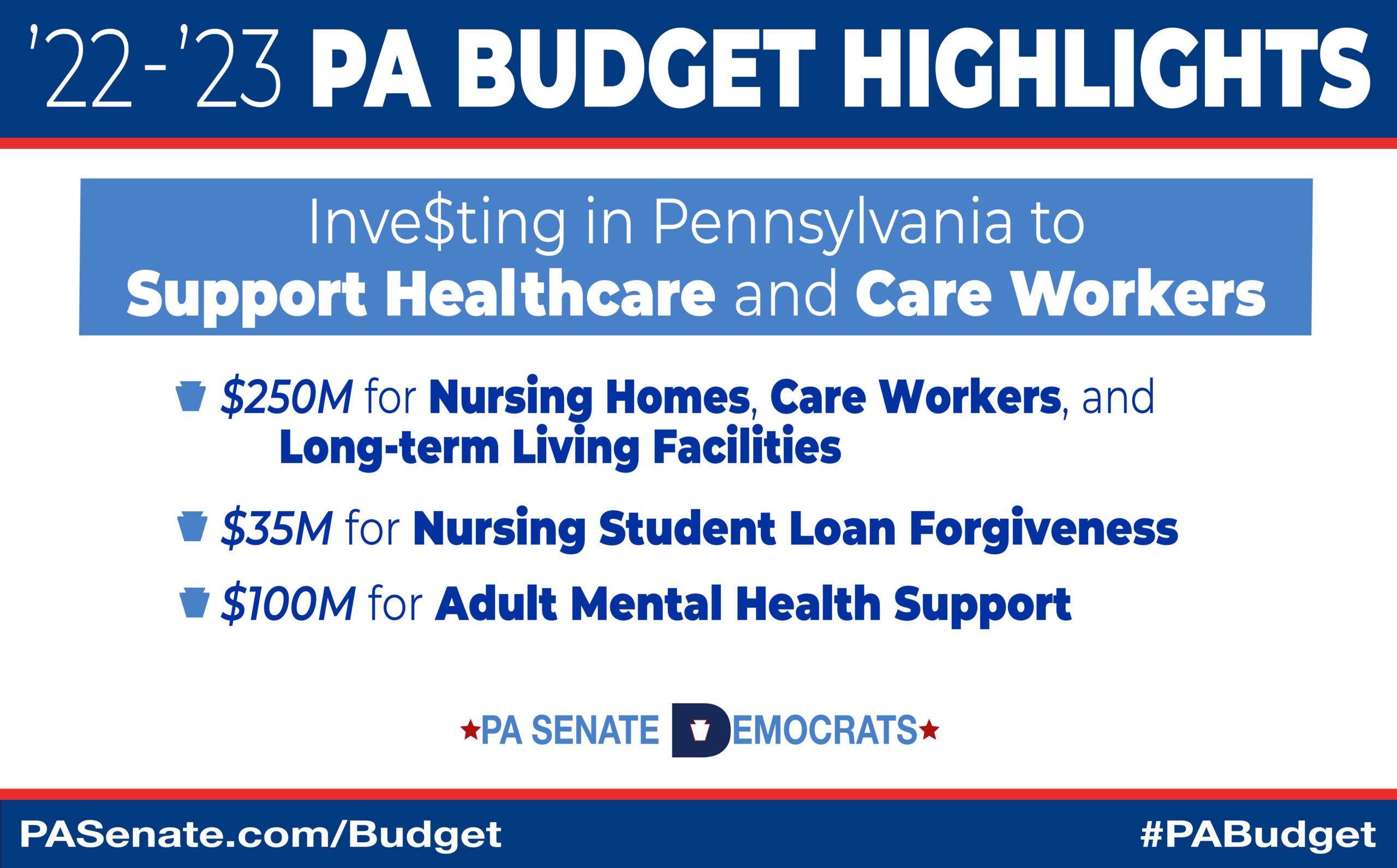 Investing in Pennsylvania to Support Healthcare and Care Workers