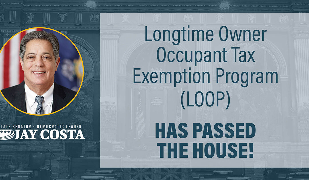 State Senator Jay Costa’s LOOP Legislation Passes House, Awaits Governor’s Signature