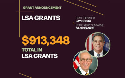 Democratic Leader Jay Costa, Representative Dan Frankel Announce LSA Grant Awards Totaling over $900,000