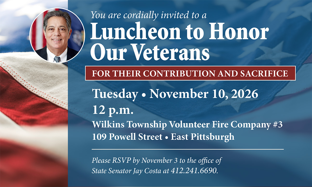 Luncheon to Honor Our Veterans - November 10, 2026
