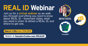 REAL ID Webinar on March 13!