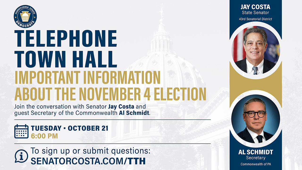 Telephone Town Hall - Important Information about the November 4, 2025 Election