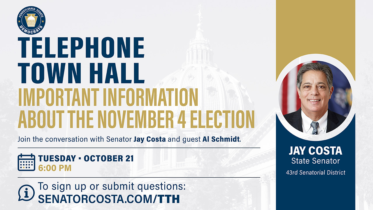 Telephone Town Hall - Important Information about the November 4, 2025 Election