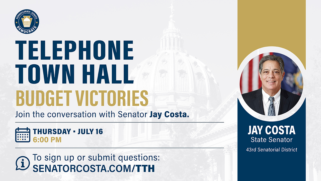 Telephone Town Hall - July 16, 2026 - Budget Victories