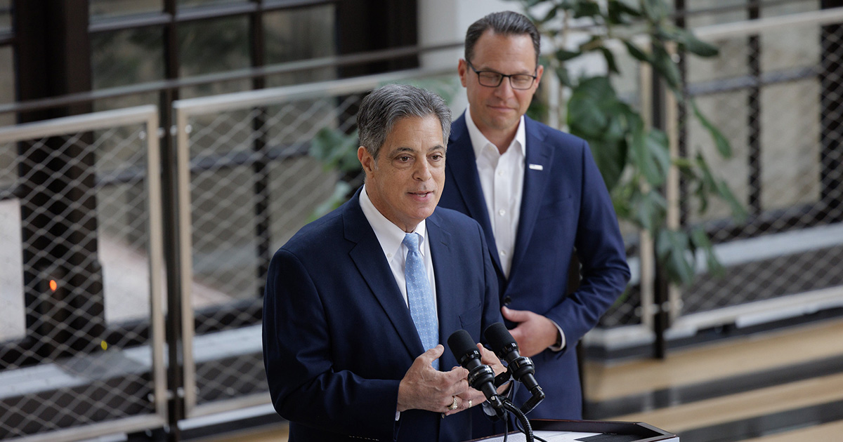 Senator Costa and Gov. Shapiro